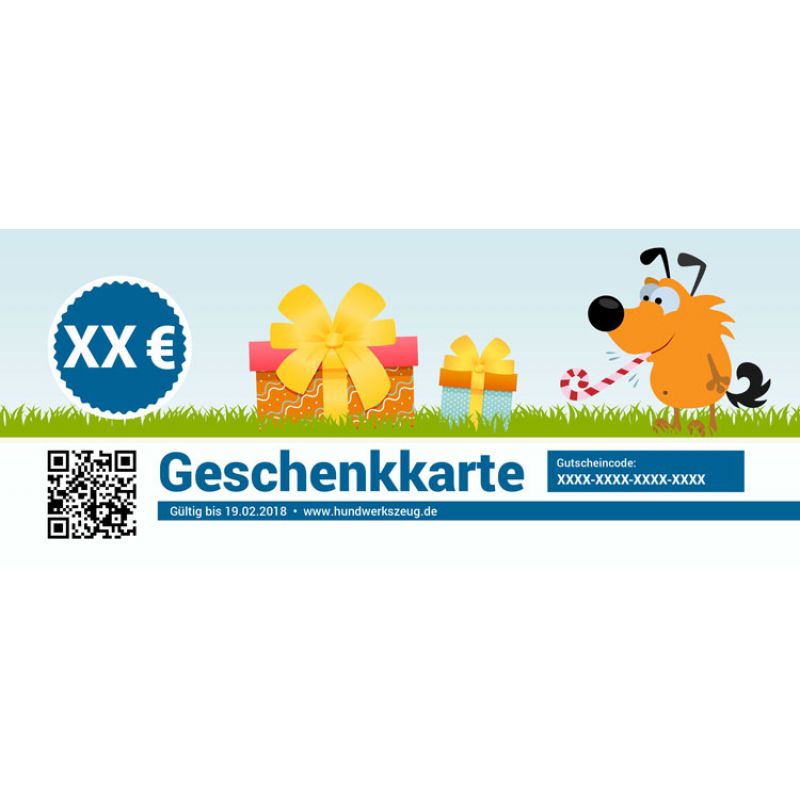 Geschenkgutschein Sofort Zum Ausdrucken Hundwerkszeug Onlineshop